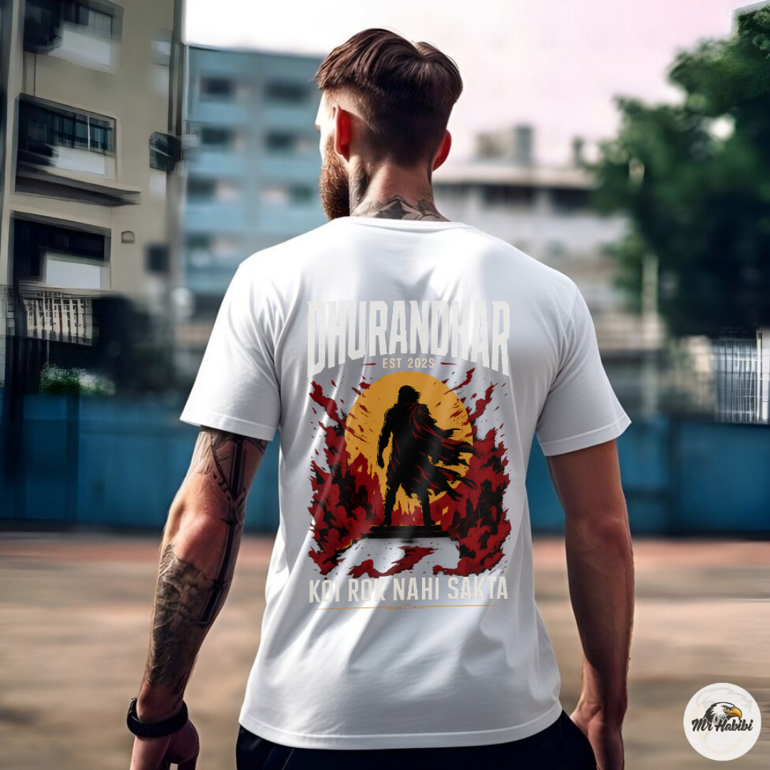Dhurandhar Koi Rok Nahi Sakta Warrior T-Shirt