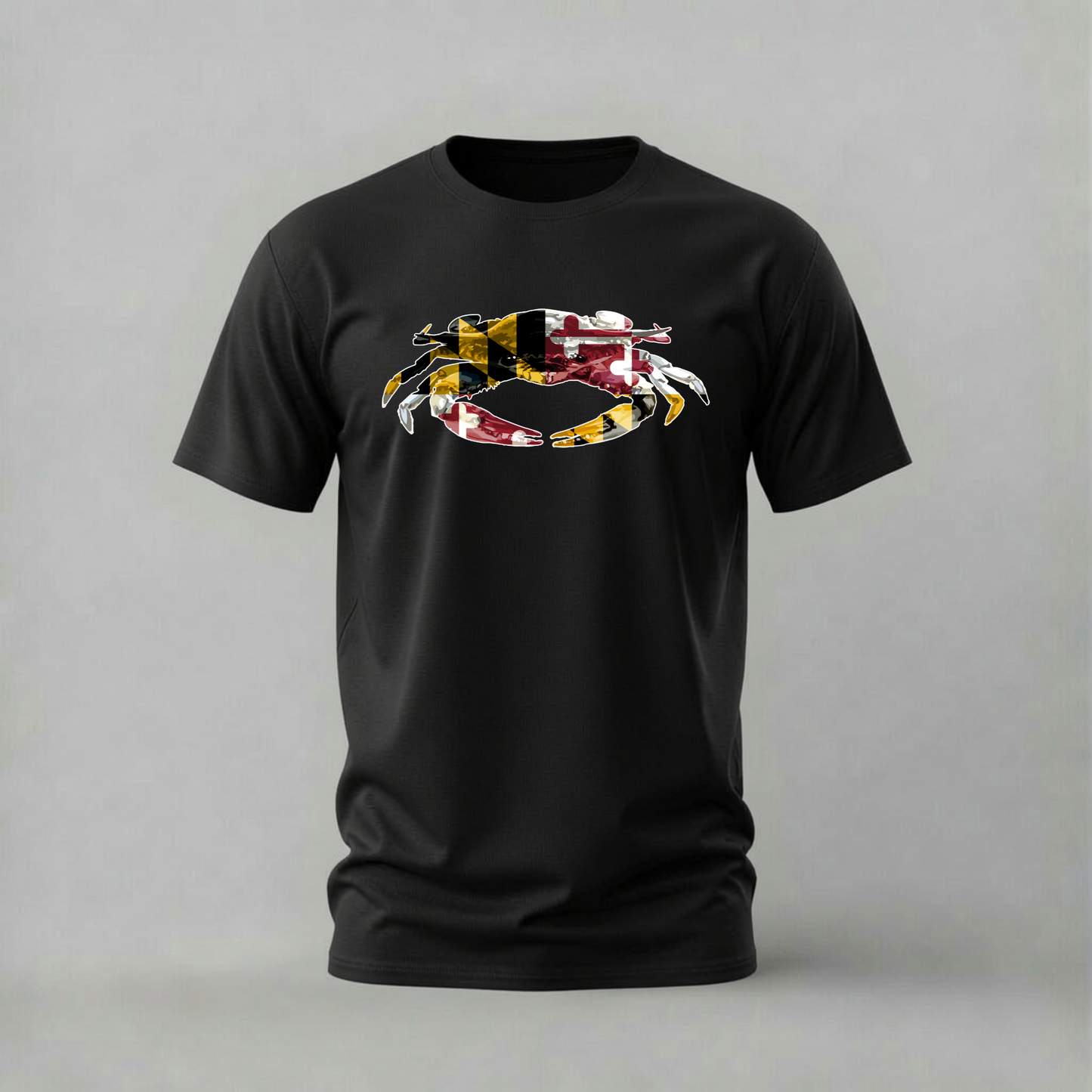 MARYLAND Flag Crab Graphic T-Shirt
