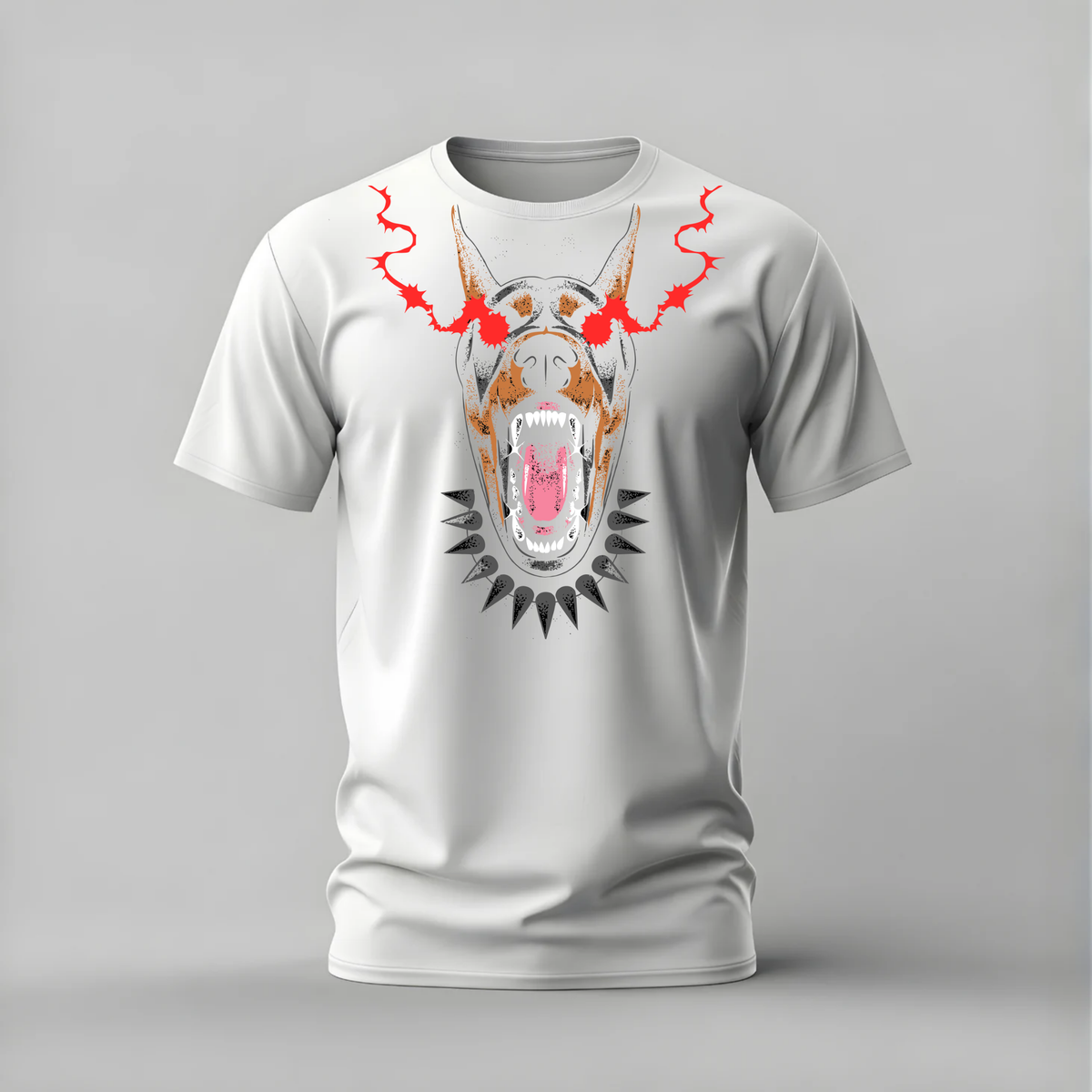 SPIKED DOBERMAN Graphic T-Shirt