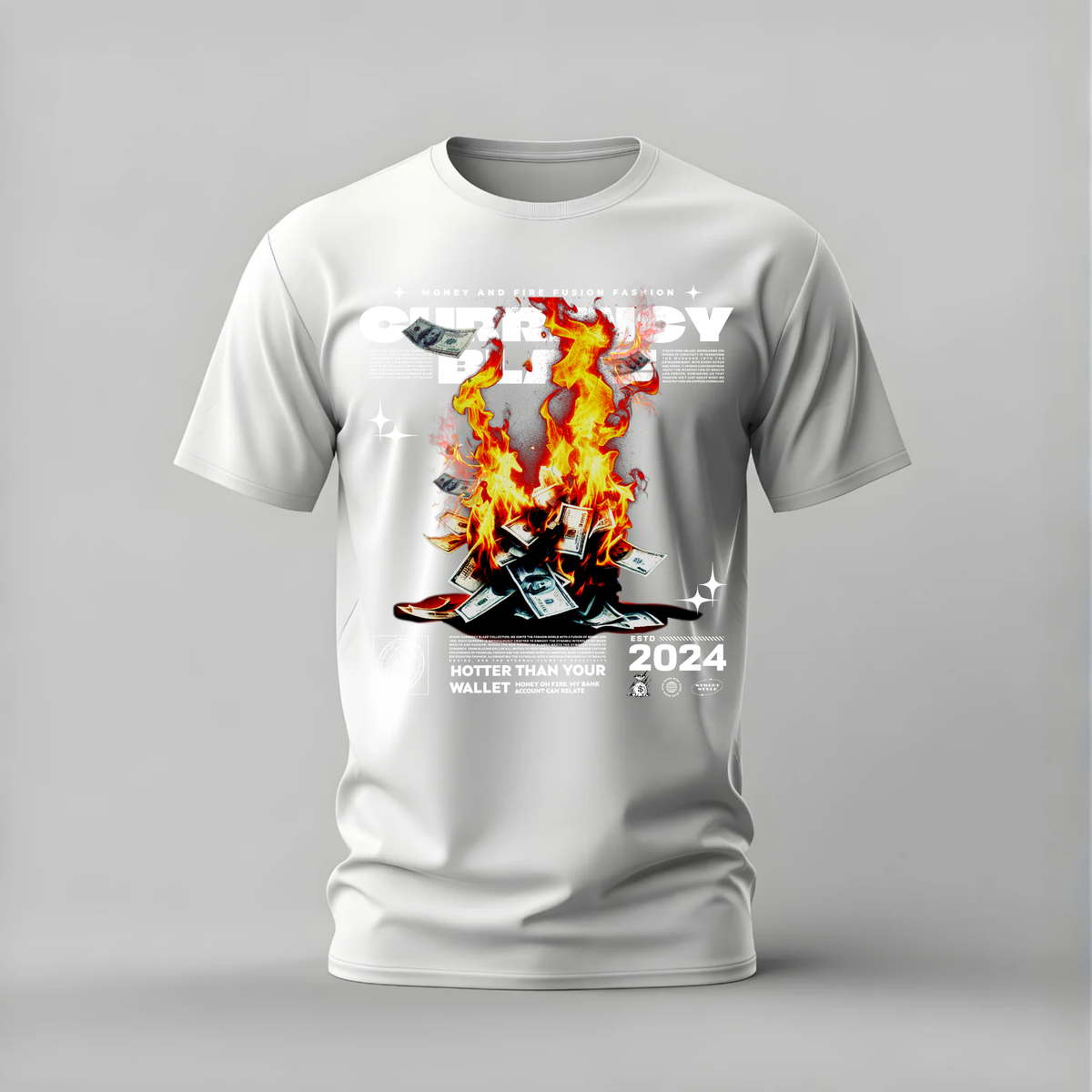 CURRENCY BLAZE Graphic T-Shirt