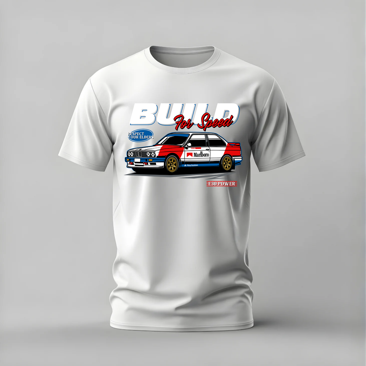 BUILD FOR SPEED E30 Graphic T-Shirt