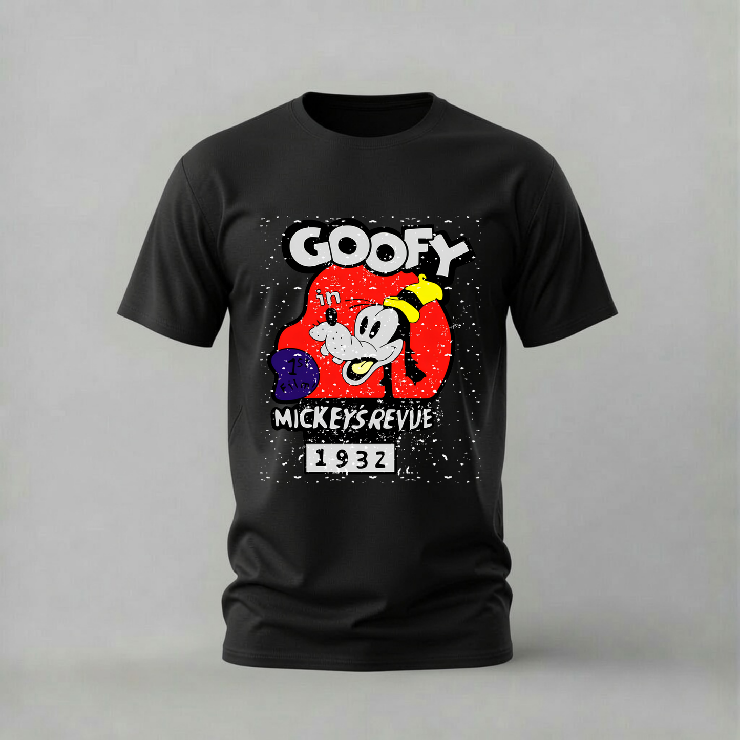 GOOFY Mickey's Revue 1932 Graphic T-Shirt