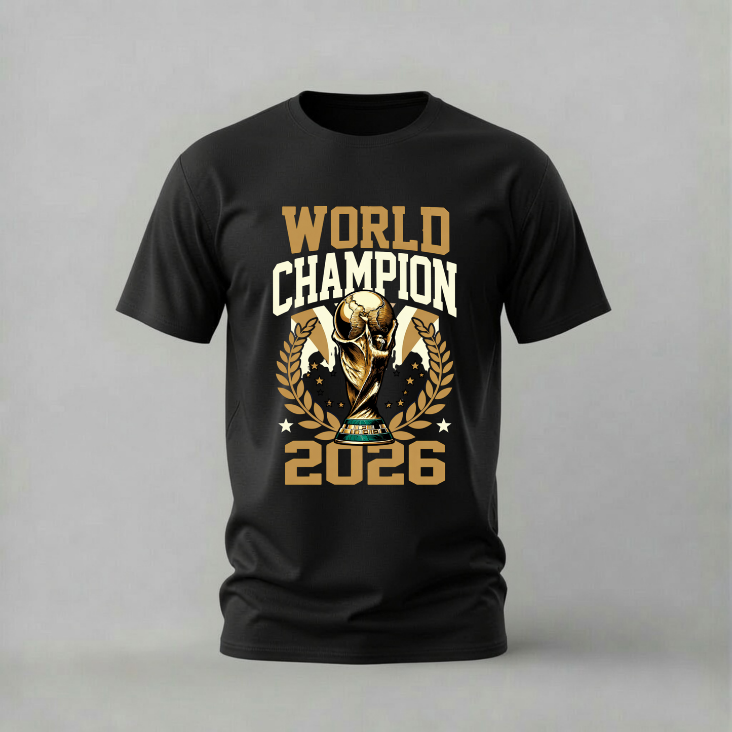 WORLD CHAMPION 2026 Trophy Graphic T-Shirt