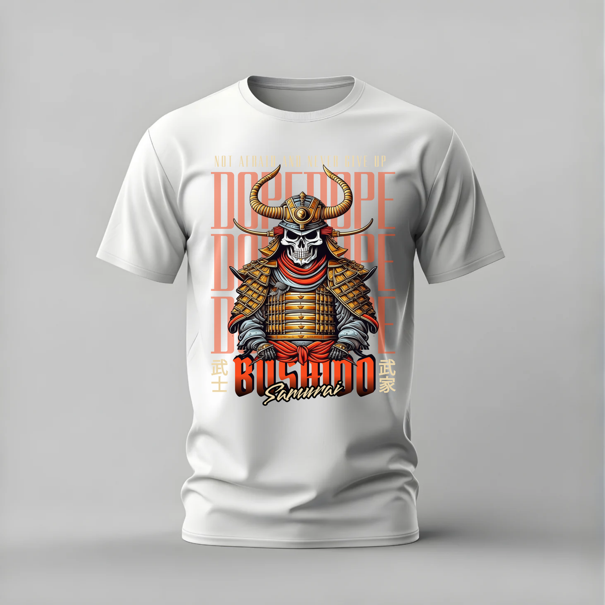 BUSHIDO DOPE SAMURAI Graphic T-Shirt