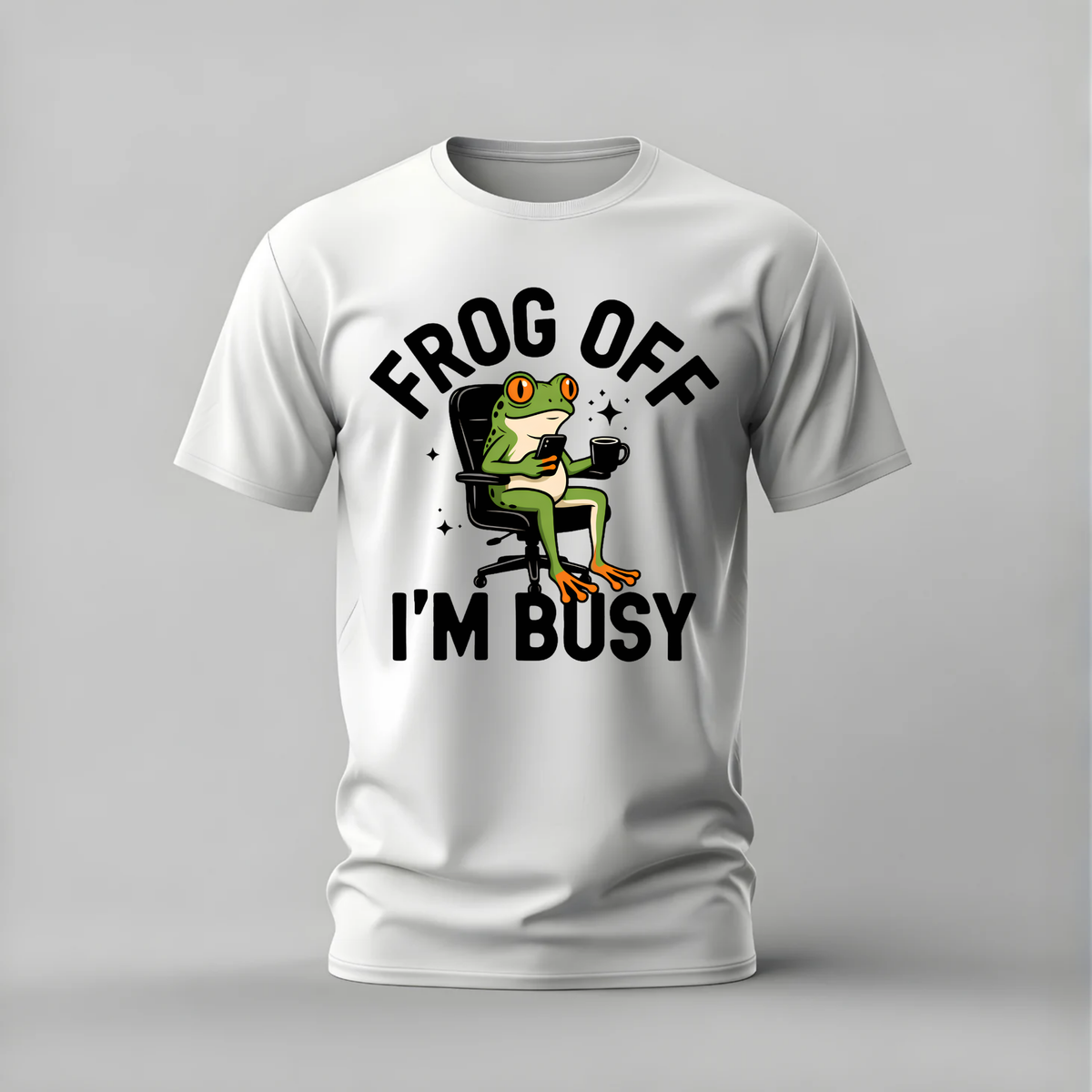 OFFICE FROG OFF Graphic T-Shirt