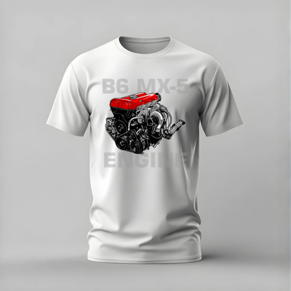 B6 MX-5 ENGINE Graphic T-Shirt