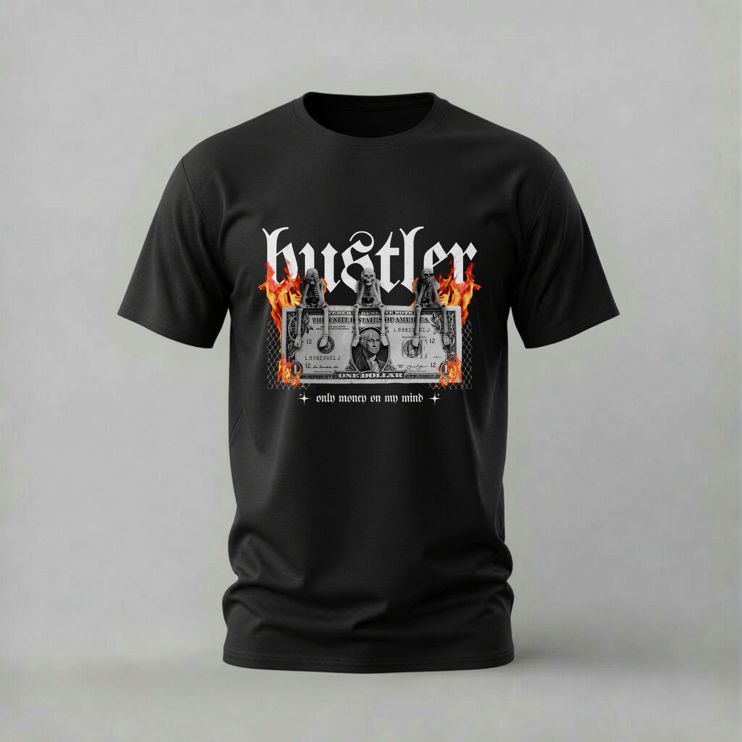 HUSTLER Money Mind Graphic T-Shirt