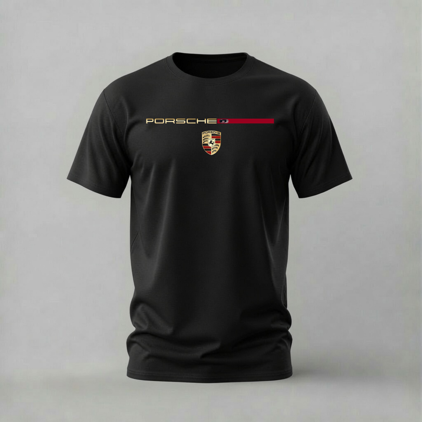 PORSCHE Crest & Logo Graphic T-Shirt