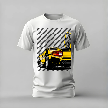 YELLOW LAMBORGHINI COUNTACH Graphic T-Shirt