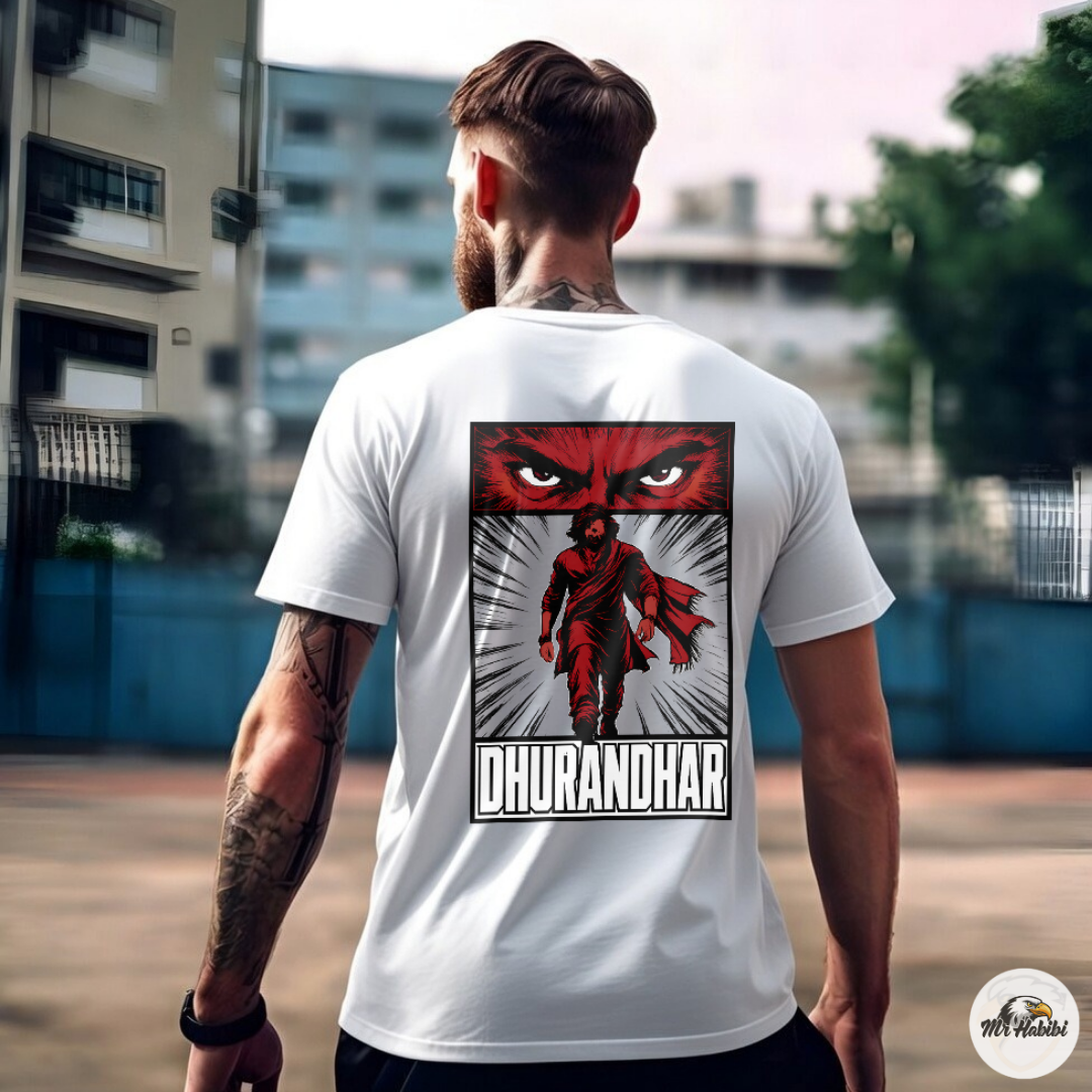 Dhurandhar Rage Manga Warrior T-Shirt