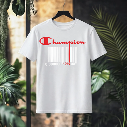 CHAMPION Barcode 1919 Graphic T-Shirt