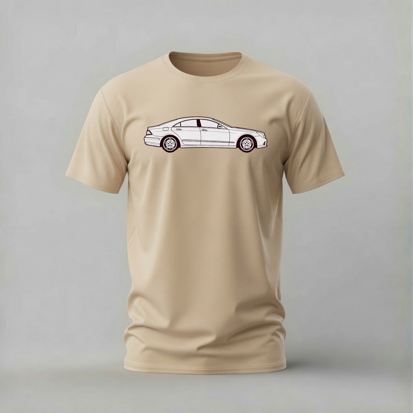 MERCEDES CLS Line Art Graphic T-Shirt