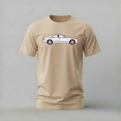 MERCEDES CLS Line Art Graphic T-Shirt