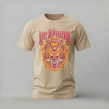 YU ZHONG DRAGON Graphic T-Shirt