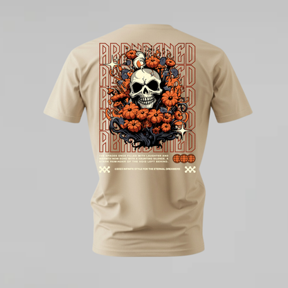 ABANDONED SKULL Graphic T-Shirt