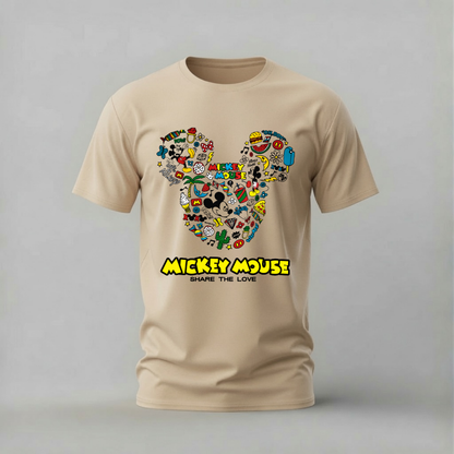 MICKEY MOUSE Doodle Graphic T-Shirt