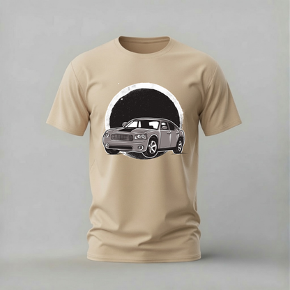 CHARGERS Car Moon Graphic T-Shirt