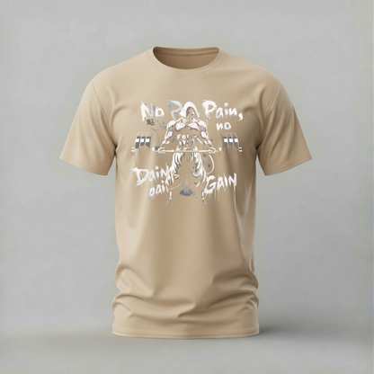 NO PAIN NO GAIN GOKU Graphic T-Shirt
