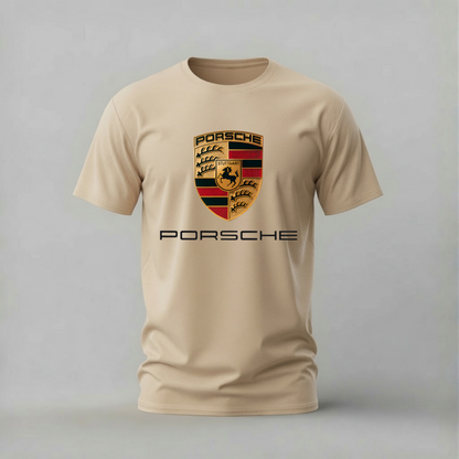 PORSCHE Crest Logo Graphic T-Shirt