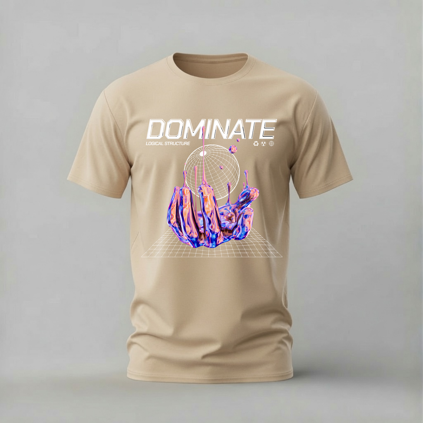 DOMINATE Logical Structure Graphic T-Shirt
