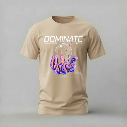 DOMINATE Logical Structure Graphic T-Shirt