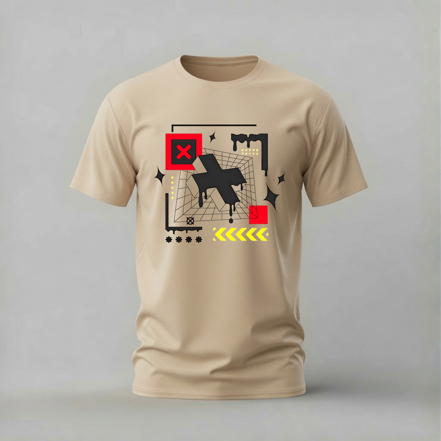DARK X Cyber Graphic T-Shirt