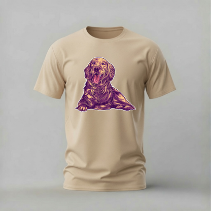 HAPPY GOLDEN RETRIEVER Graphic T-Shirt