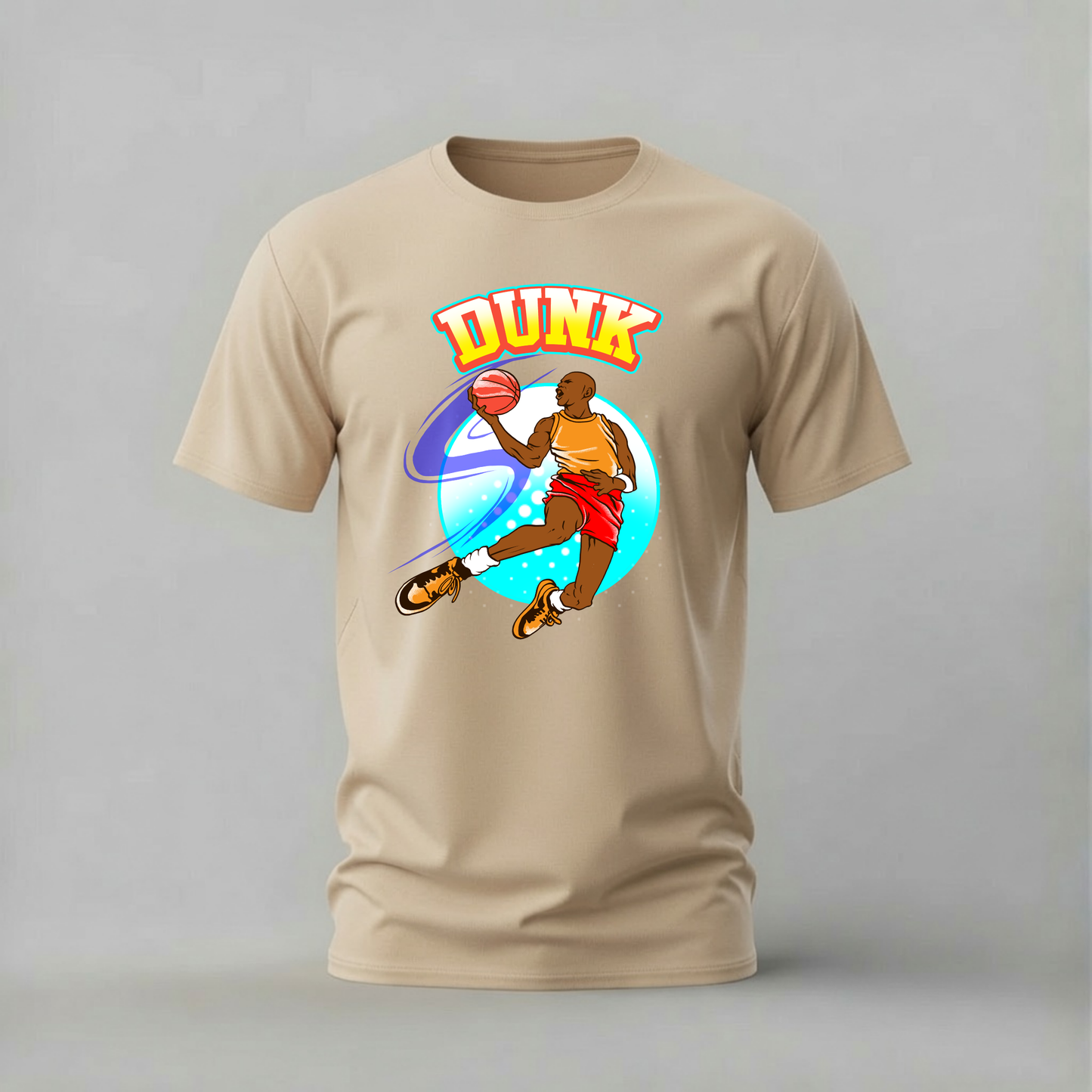 DUNK Basketball Graphic T-Shirt