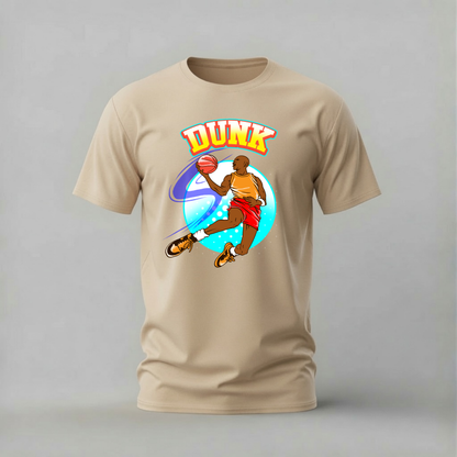 DUNK Basketball Graphic T-Shirt
