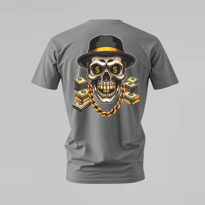 MONEY SKULL Graphic T-Shirt