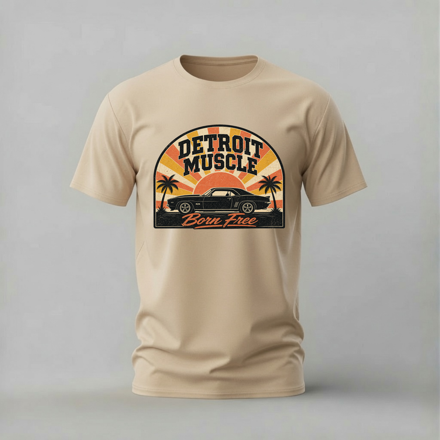 DETROIT MUSCLE Graphic T-Shirt