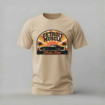 DETROIT MUSCLE Graphic T-Shirt