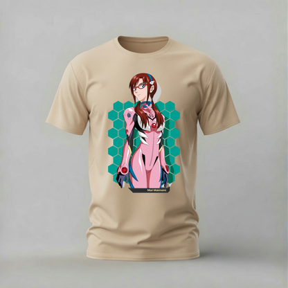 MARI MAKINAMI Evangelion Graphic T-Shirt