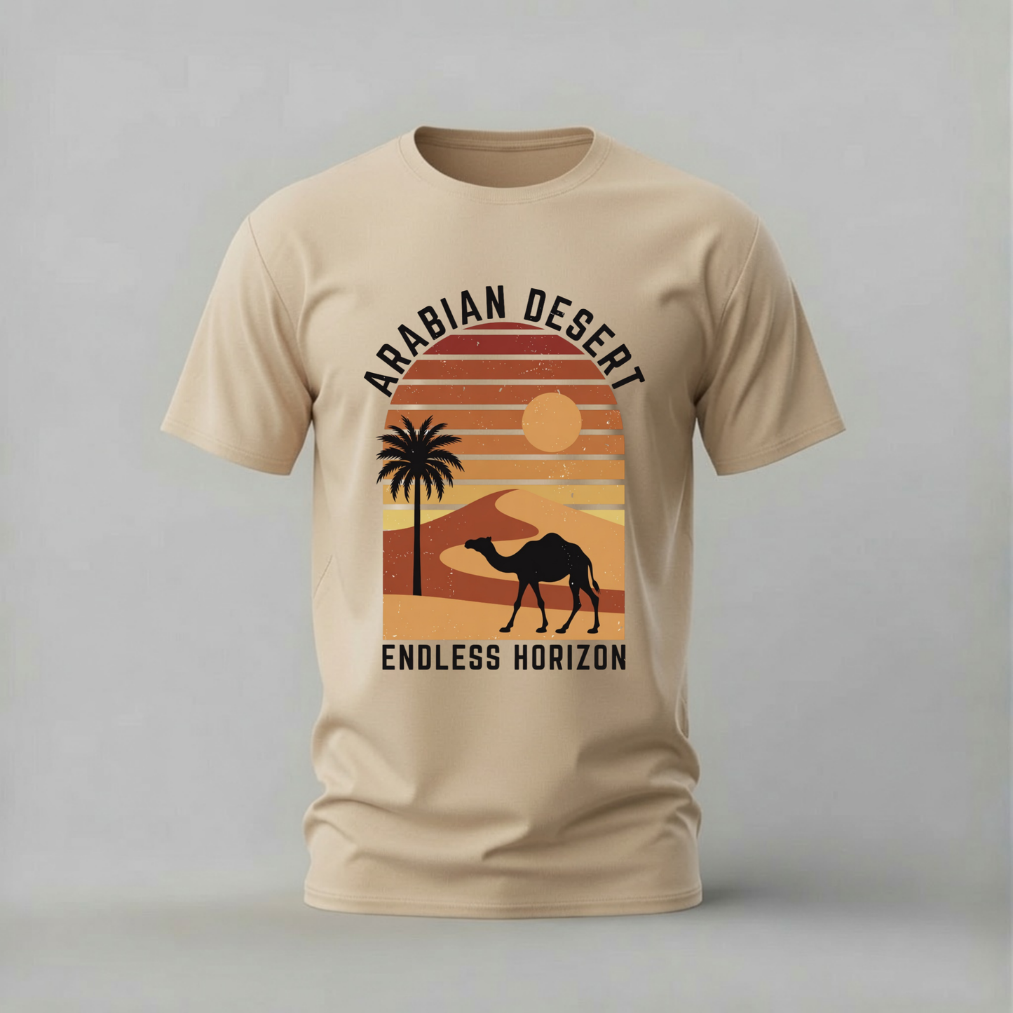 ARABIAN DESERT Camel Graphic T-Shirt