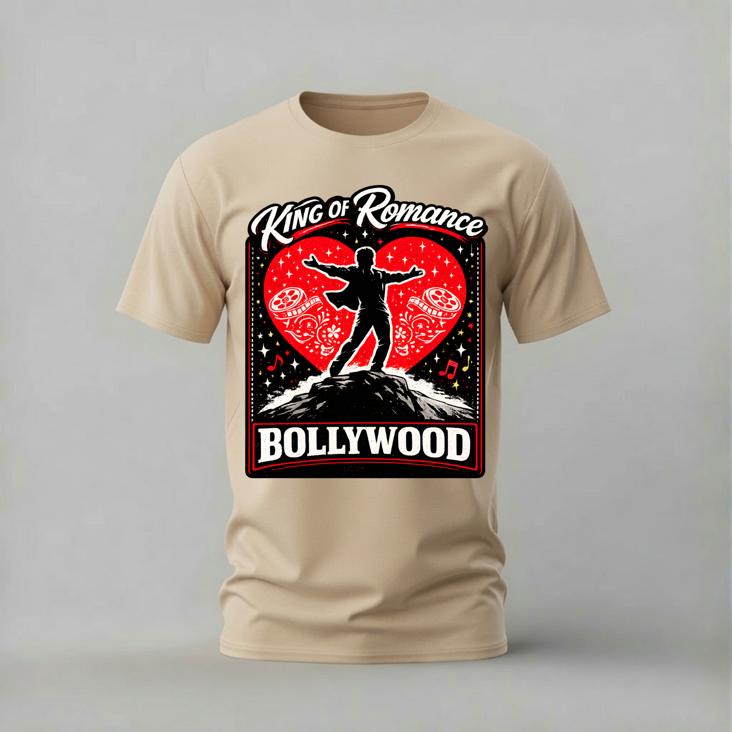KING OF ROMANCE Bollywood Graphic T-Shirt