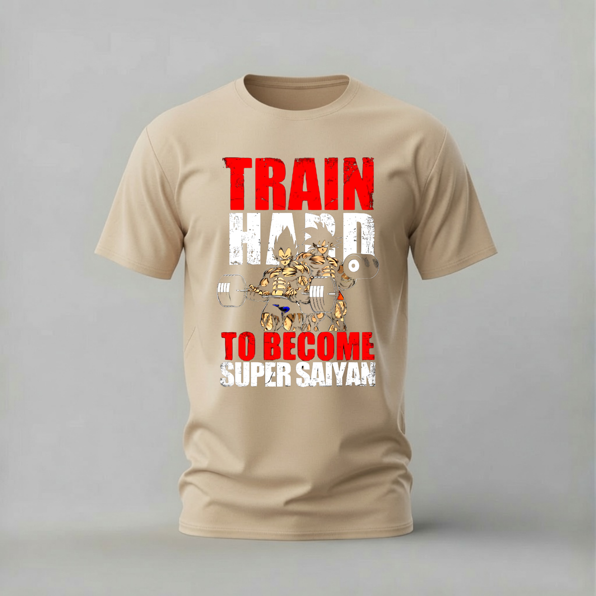 TRAIN HARD SUPER SAIYAN Graphic T-Shirt
