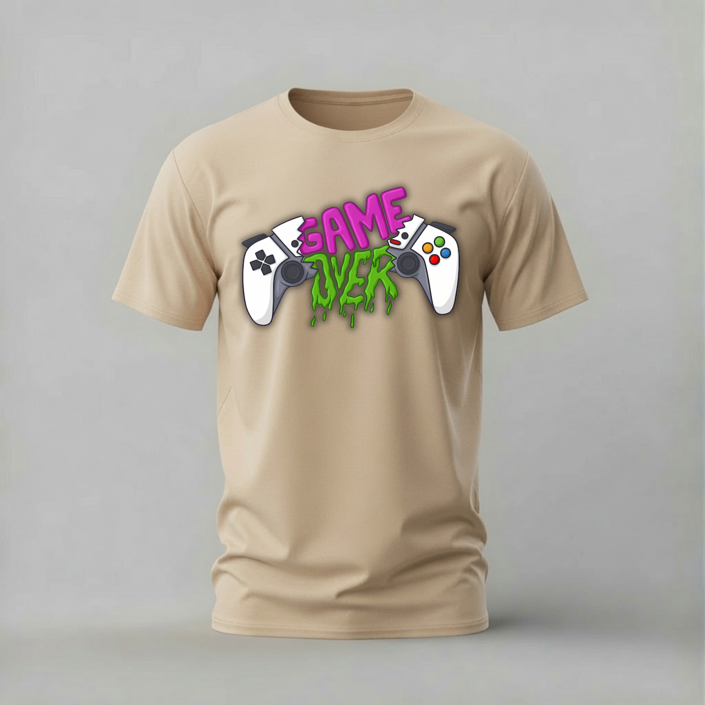 GAME OVER Controllers Graphic T-Shirt