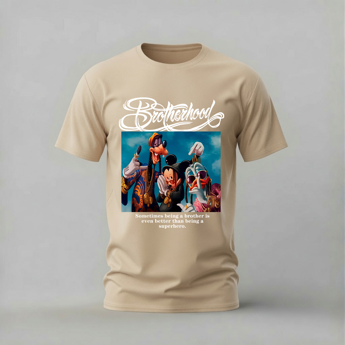 BROTHERHOOD Disney Characters Graphic T-Shirt
