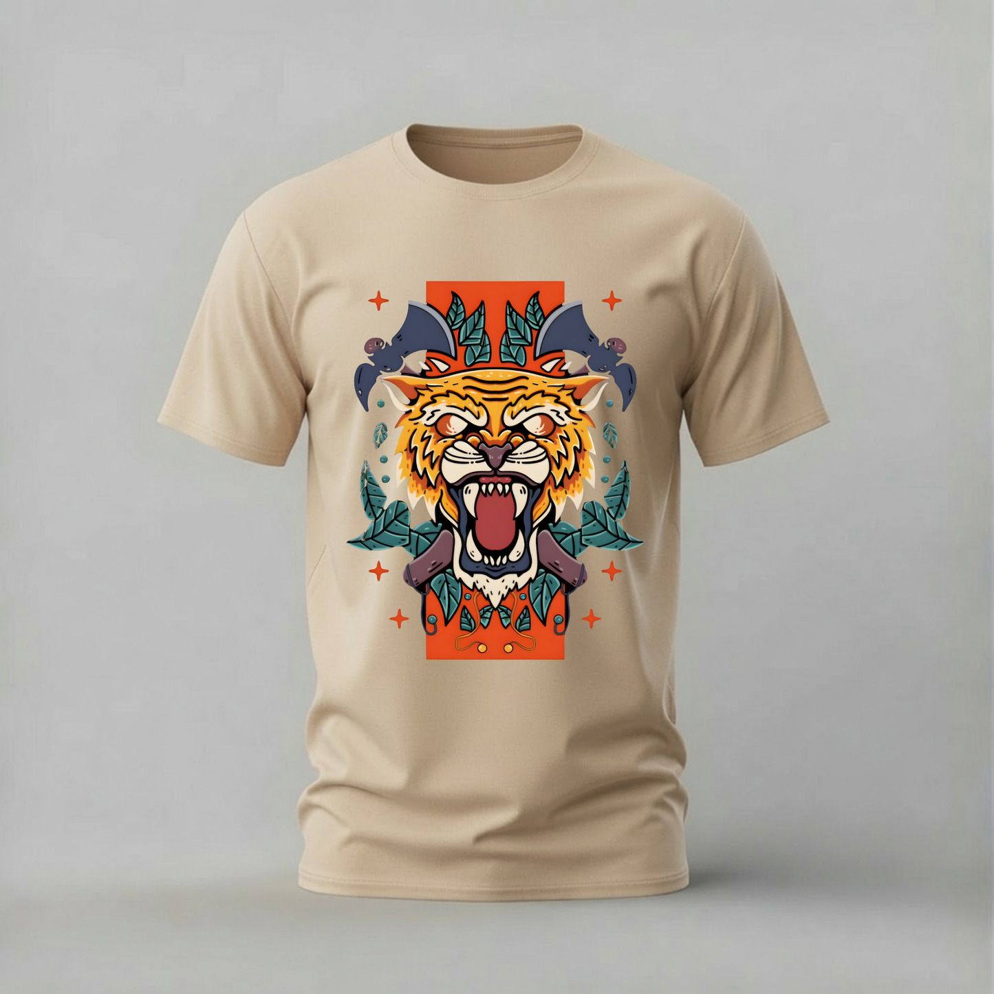 FIERCE TIGER Graphic T-Shirt