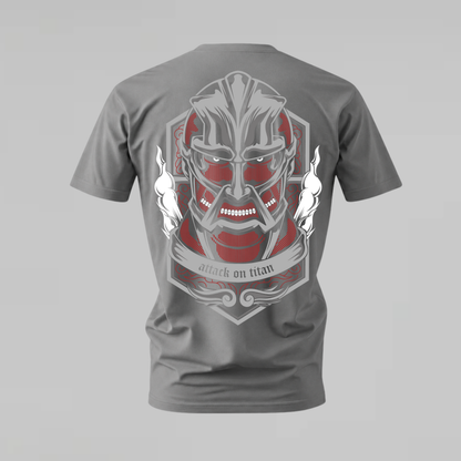 ATTACK ON TITAN Armored Face Graphic T-Shirt