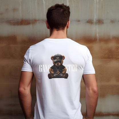 Gangster Bear Teddy T-Shirt