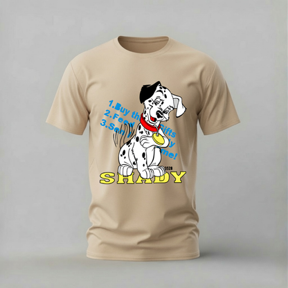 SHADY Dalmatian Graphic T-Shirt