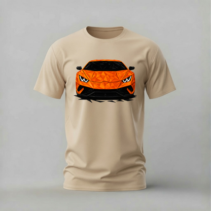 LAMBORGHINI Low Poly Graphic T-Shirt