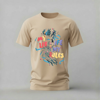 MY LIFE MY RULES Graphic T-Shirt