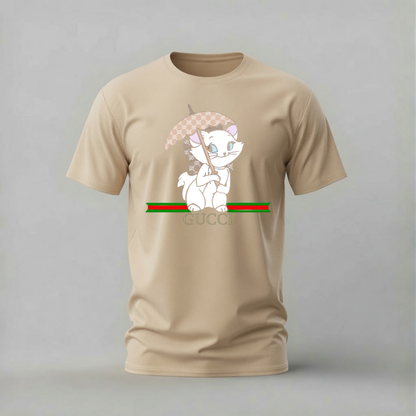 ARISTOCAT Gucci Style Graphic T-Shirt