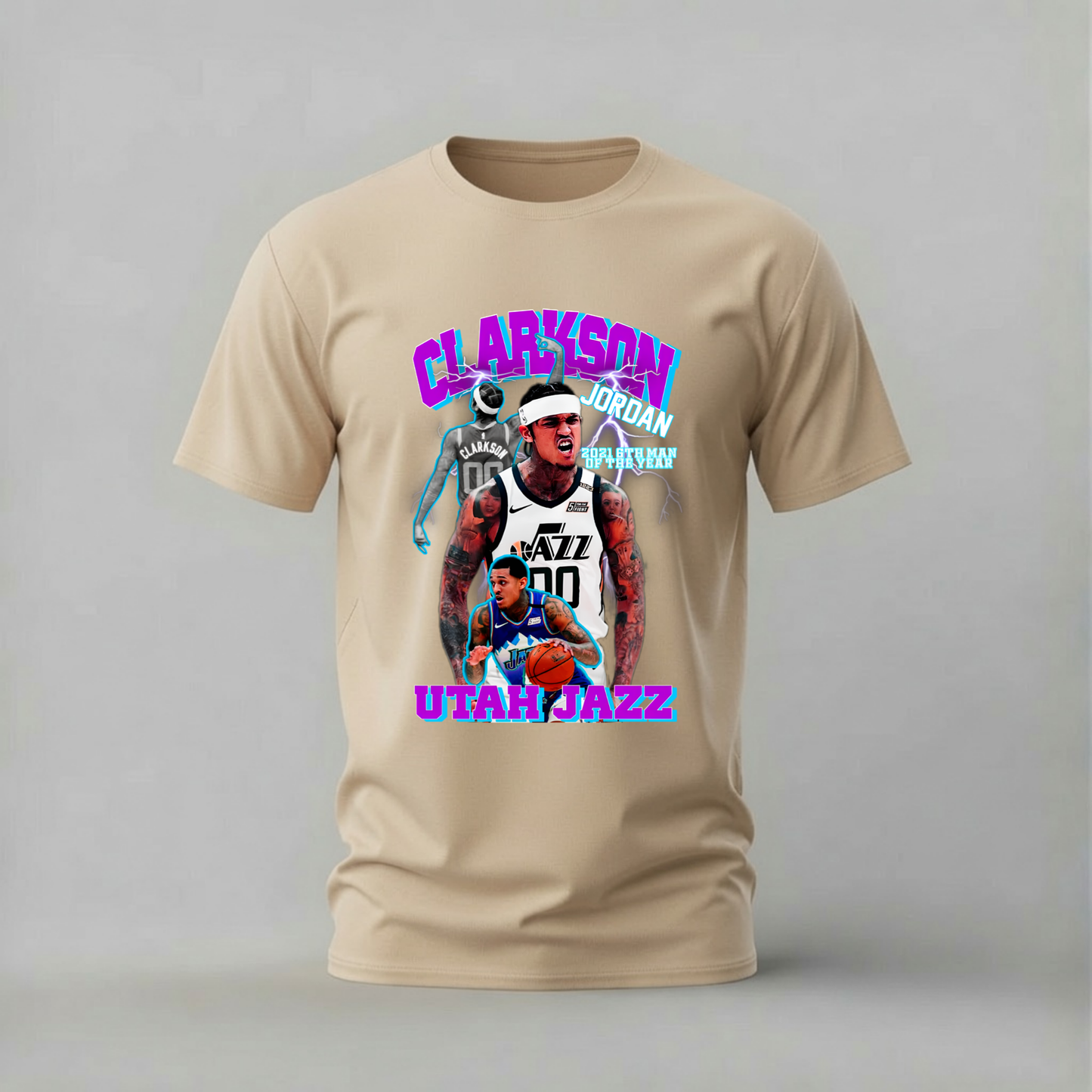 JORDAN CLARKSON Utah Jazz Graphic T-Shirt