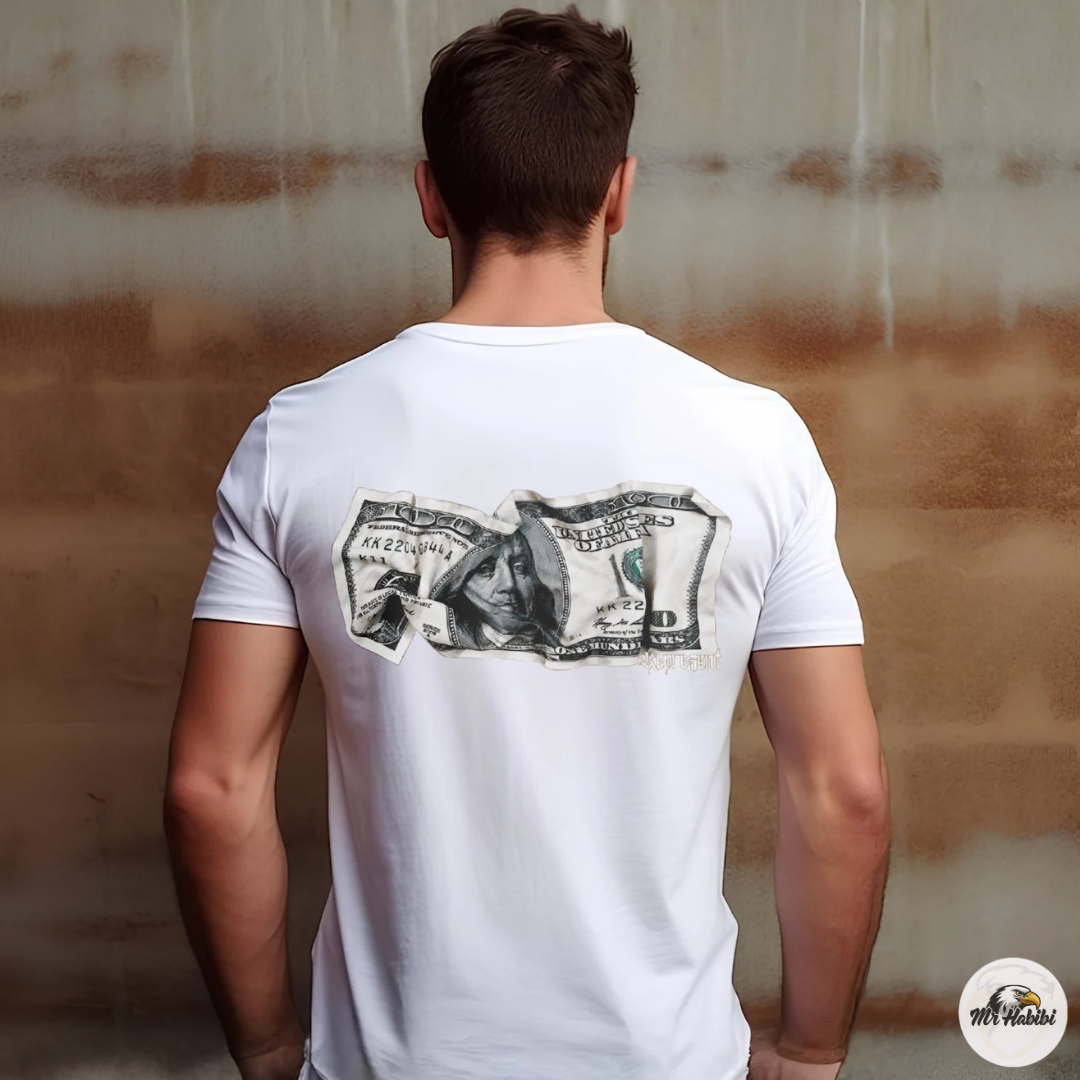 Crumpled Benjamin Represent T-Shirt