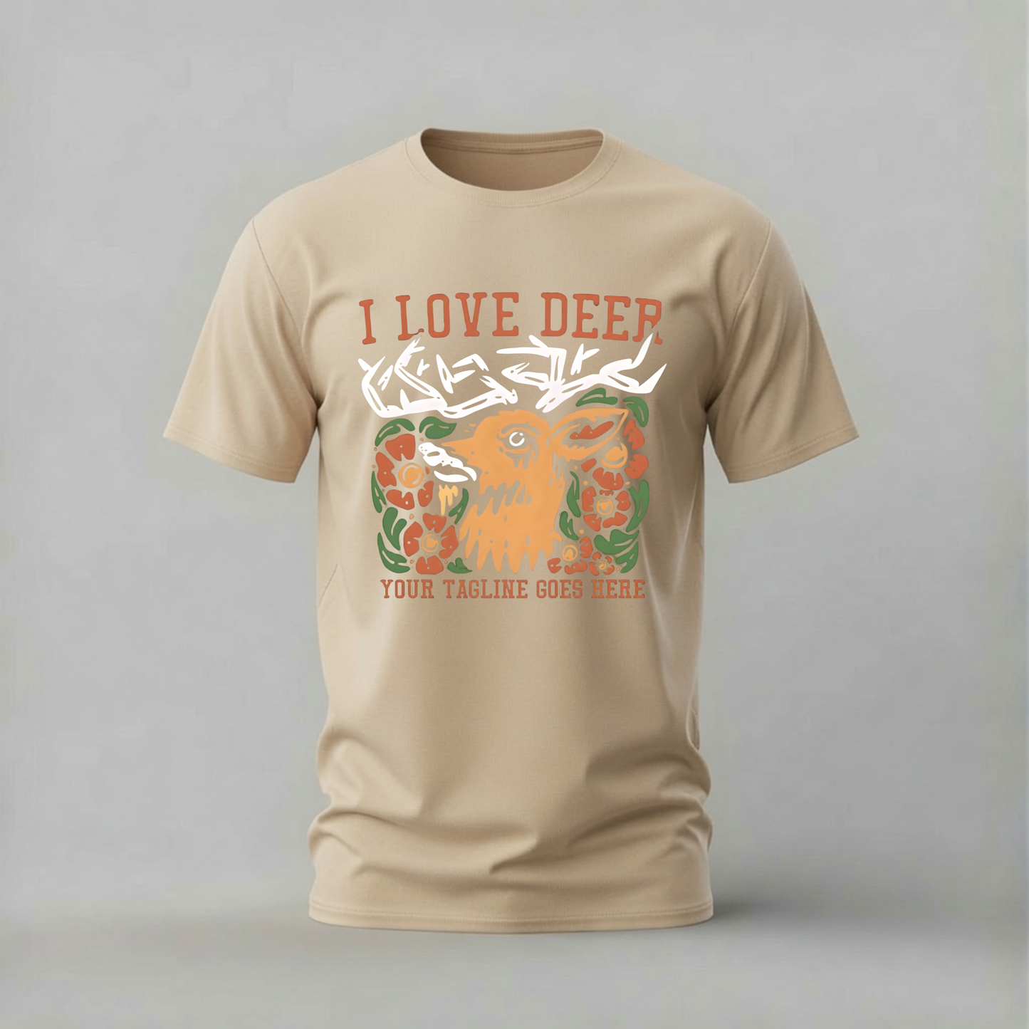 I LOVE DEER Graphic T-Shirt