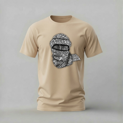 ARABIC CALLIGRAPHY Balaclava Graphic T-Shirt