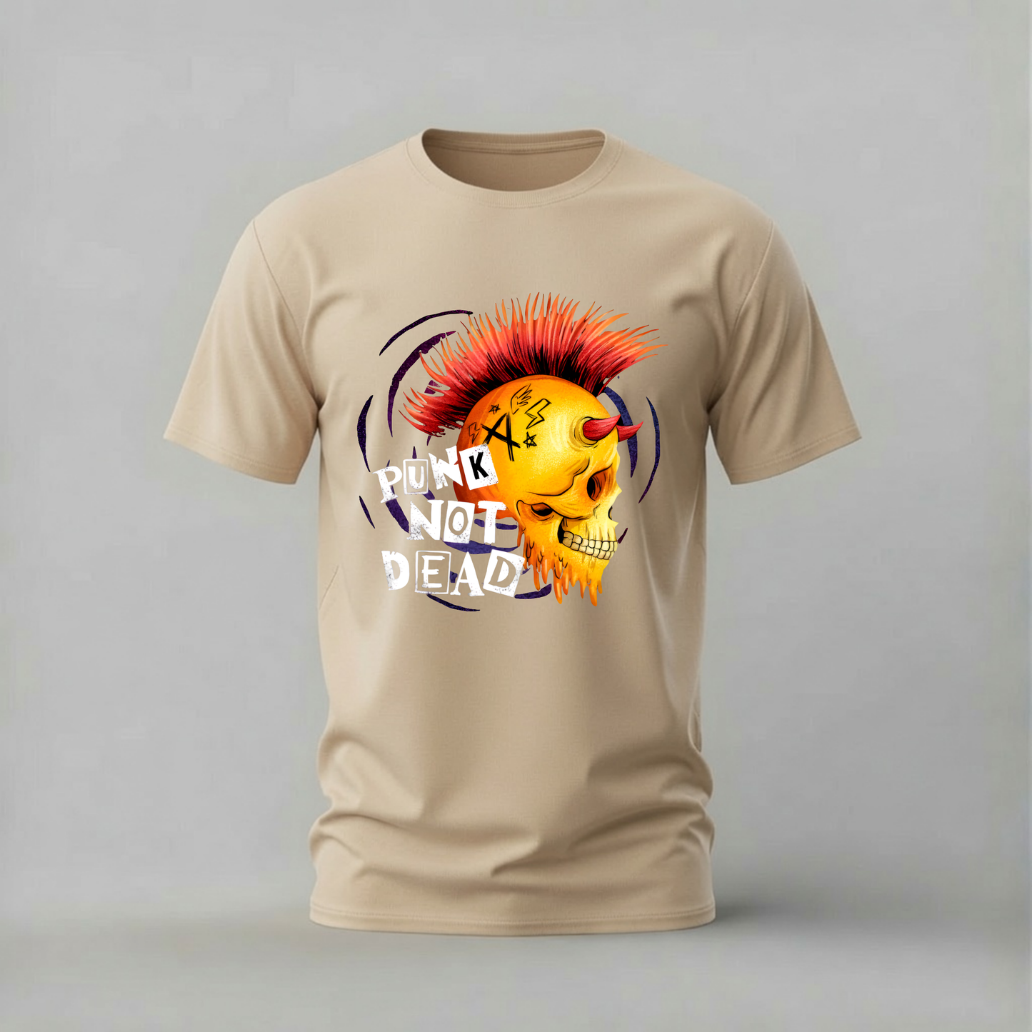 PUNK NOT DEAD Skull Graphic T-Shirt